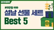 [5만원이하] 명절 친척 인사 2024 설날 선물 세트 추천 BEST 5 :